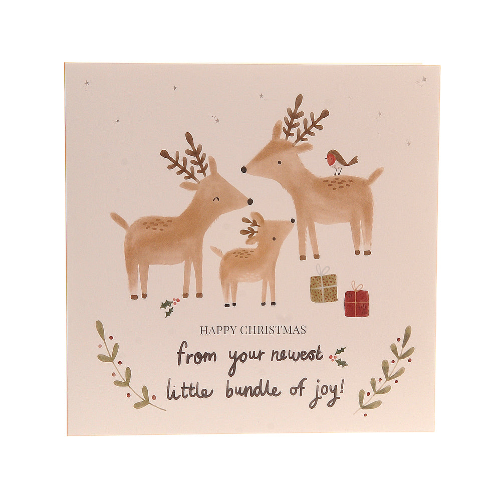 From your newest bundle of joy greeting card 2025