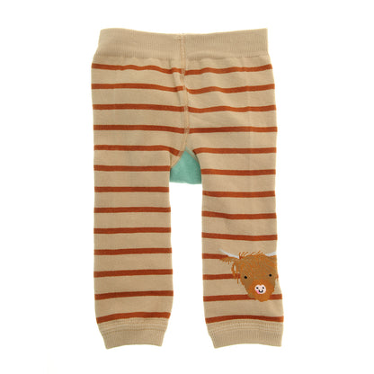 Highland Cow Leggings and Socks Set