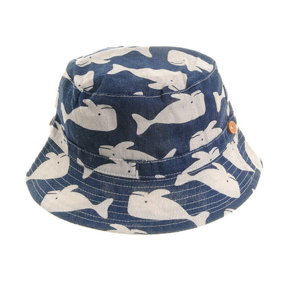 Navy Whales Sun Hat (Copy) ziggle